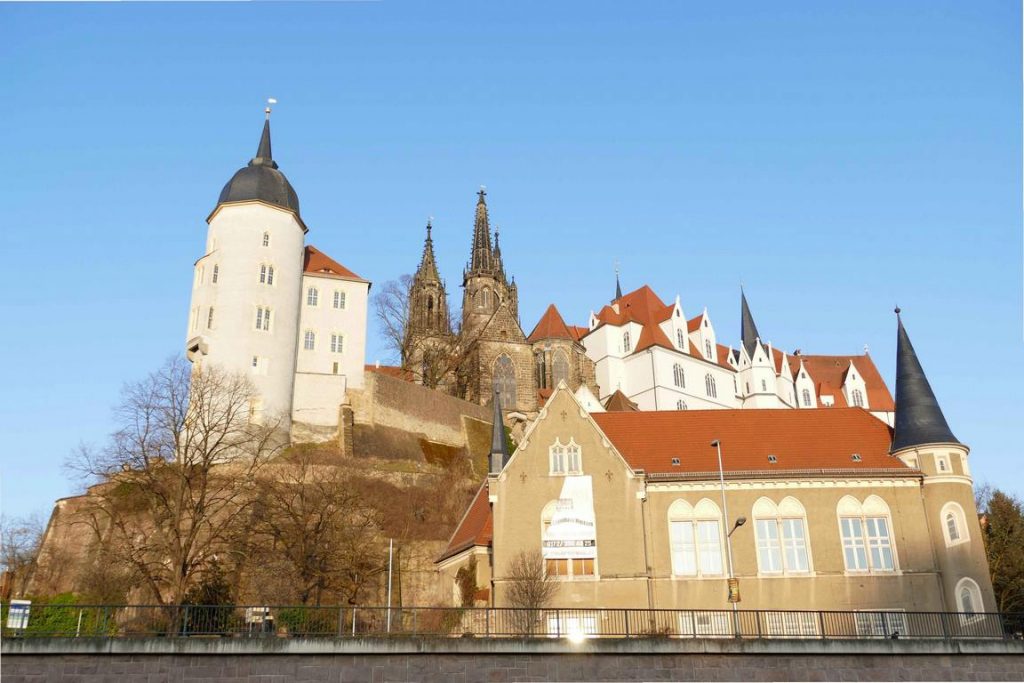Meissen seen from the river.