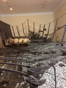 Musée d'Archéologie sous-marine de Bodrum, excavation de bateau.