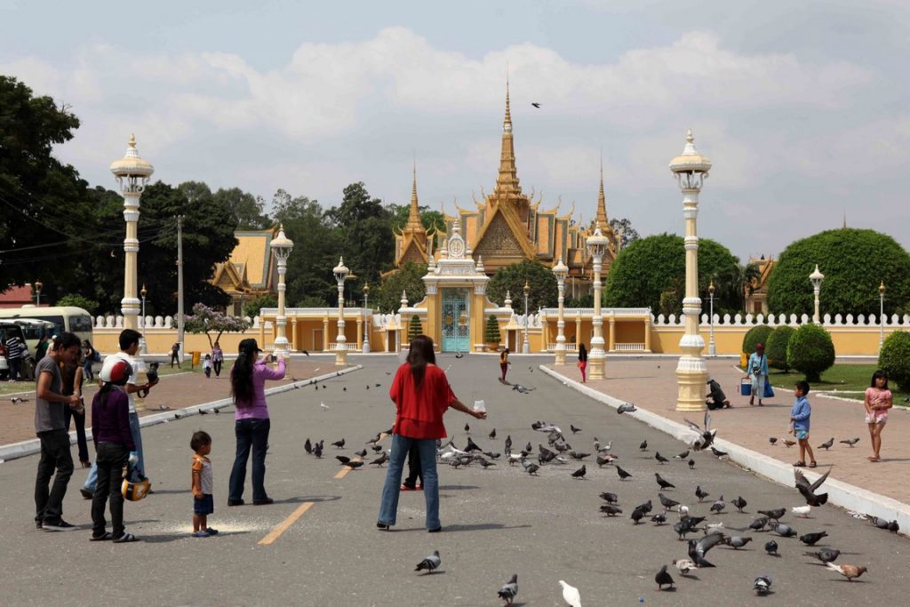 Palais Royal de Phnom Penh où vit la famille royale.