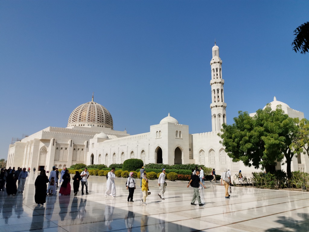 Grande Mosquée du Sultan Qaboos à Mascate.