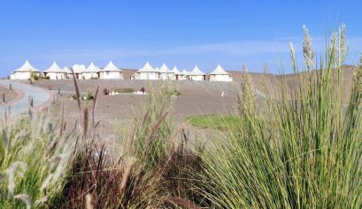 The Dunes by al Nahda resort boasts 360° views.