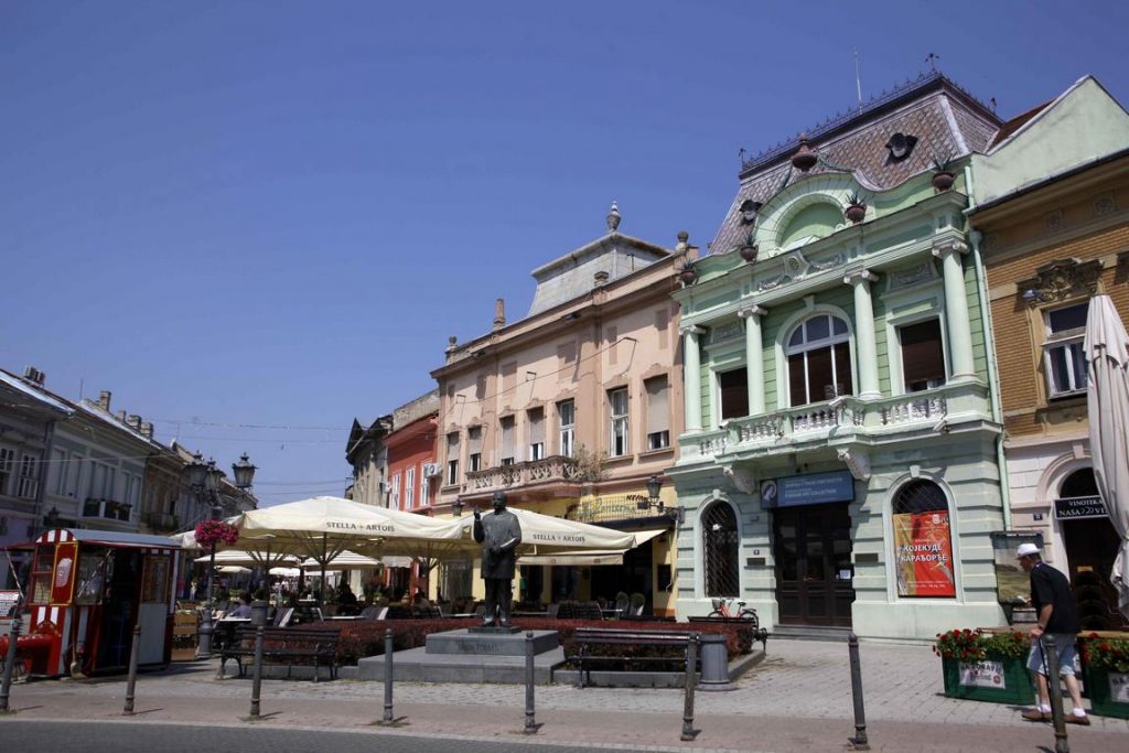 Novi Sad. Façades baroques.
