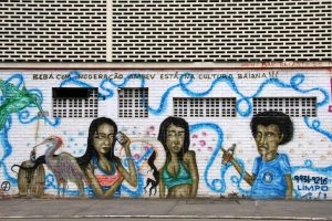 Brazil. Salvador de Bahia. Street art.