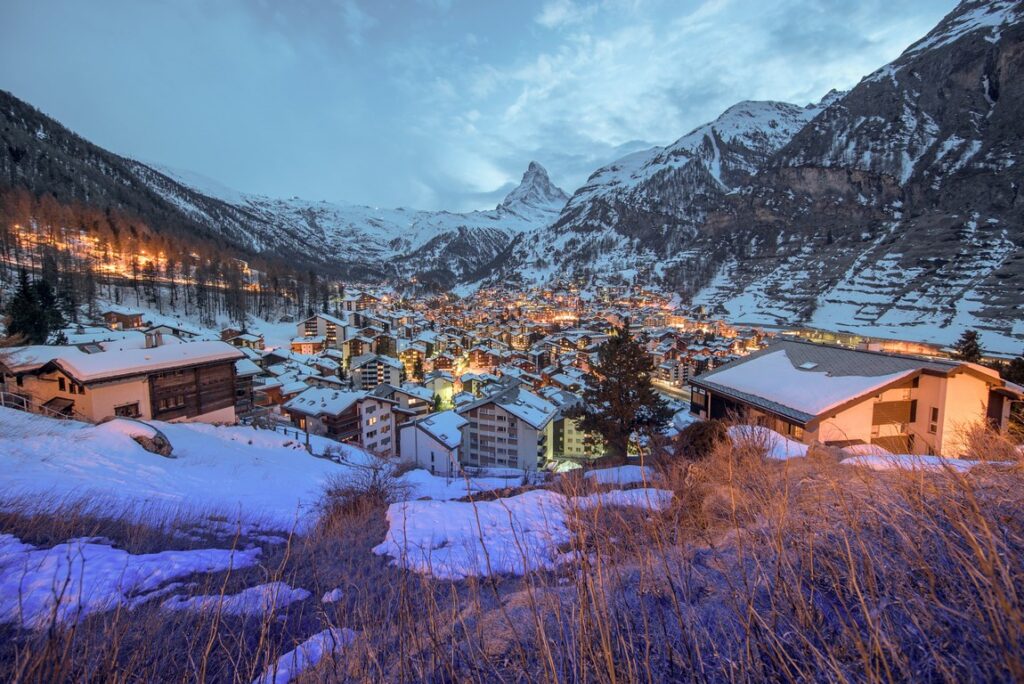 Suisse. Vue de Zermatt. © Redbull AG. 