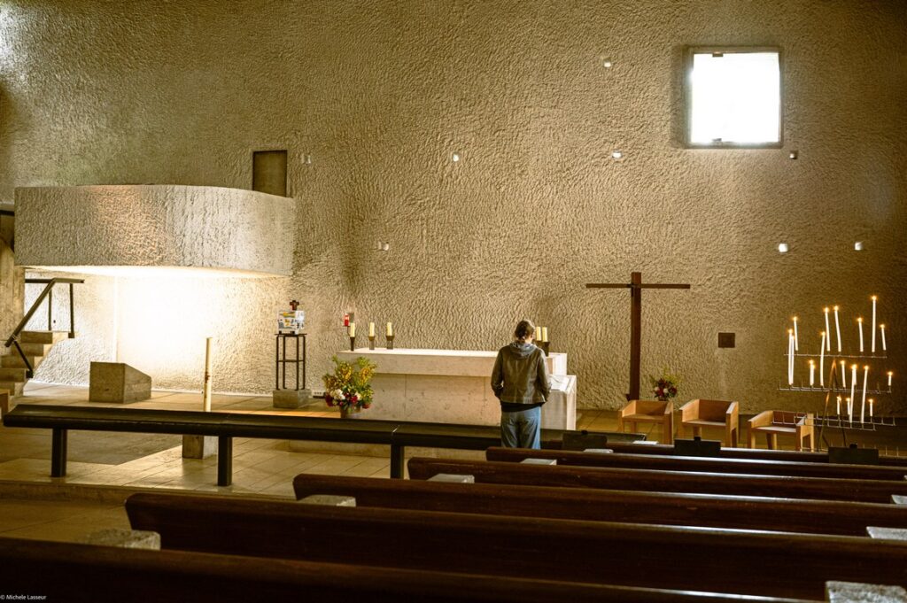 Ronchamp. Chapelle Notre-Dame-du-Haut. Architecte Le Corbusier. ©M.Lasseur.