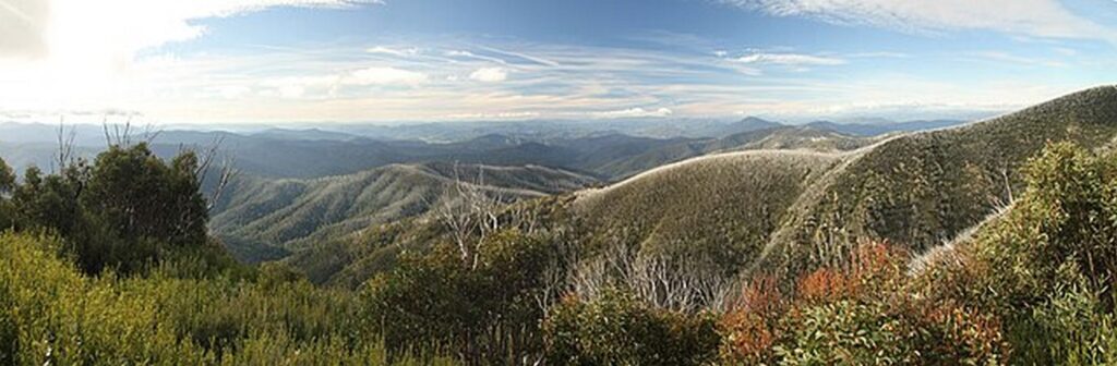 View of the Australian Alps.