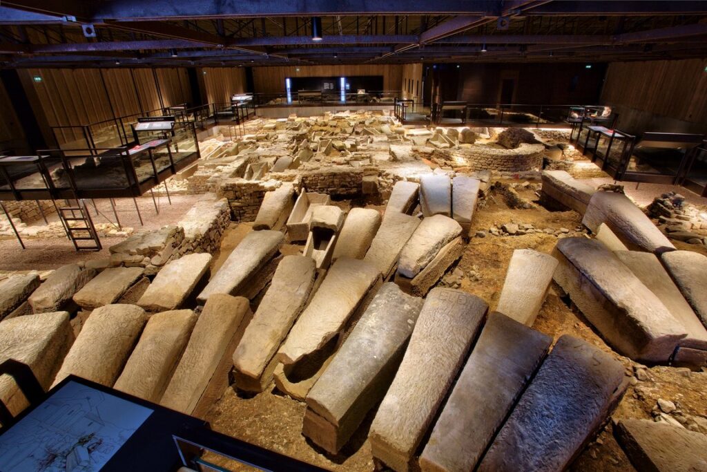 Luxeuil-les-Bains. Le site archéologique de l'Ecclesia raconte 2000 ans d'histoire. © OT Luxeuil.