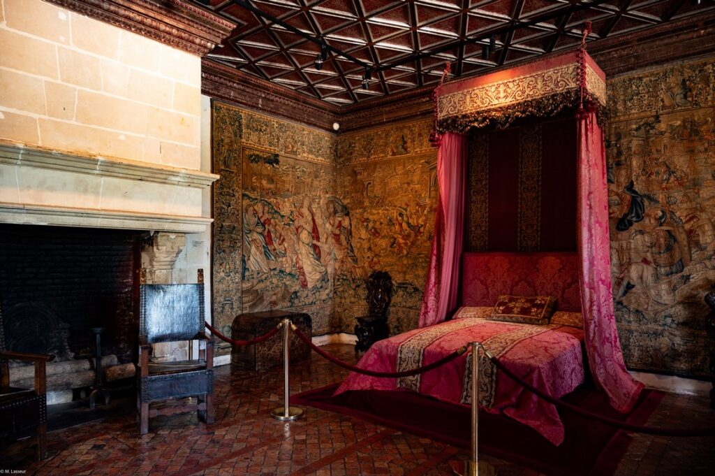 Château de Chenonceau. Chambre des cinq reines. © Michèle Lasseur.