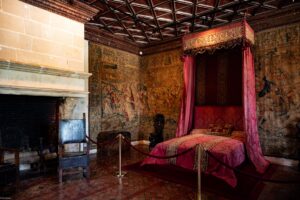 Château de Chenonceau. Chambre des cinq reines. © Michèle Lasseur.