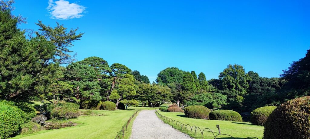 Tokyo. The Shinjuku Gyoen garden is an invitation to serenity and meditation.