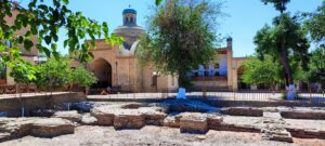 Boukhara. Dôme de Toqi Sarrofon, également connu sous le nom de Toki Sarrafon. C'était l'endroit où les voyageurs pouvaient changer leurs devises .