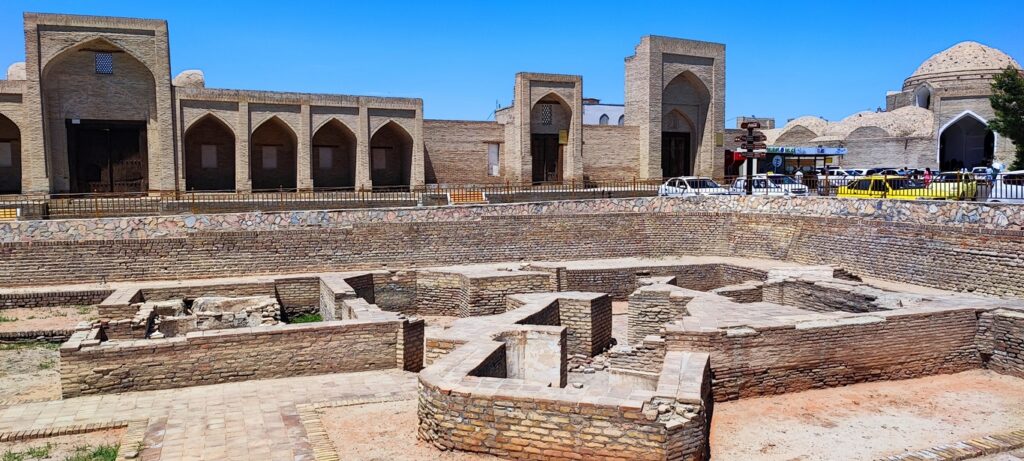 Bukhara. Ruins of a caravanserai. 