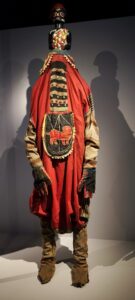 Benin. Egun costume by Johny Oké Assogba (1903-1973). Egungun are the ghosts of West African voodoo, of Yoruba origin.