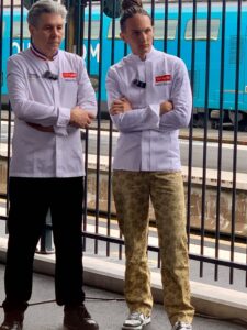 Les chefs Michel Roth et Danny Khezzar.