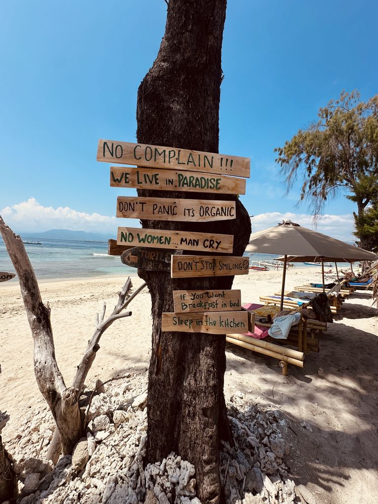 Indonesia. Some recommendations for Gili Air. 
