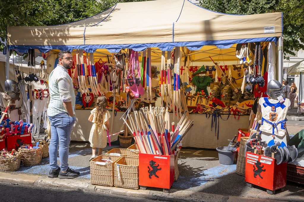 France. The organisers have thought of everything. Even the possibility of dressing up young and old in tunics, coats, swords and shields... Fabienne Bouéroux. 