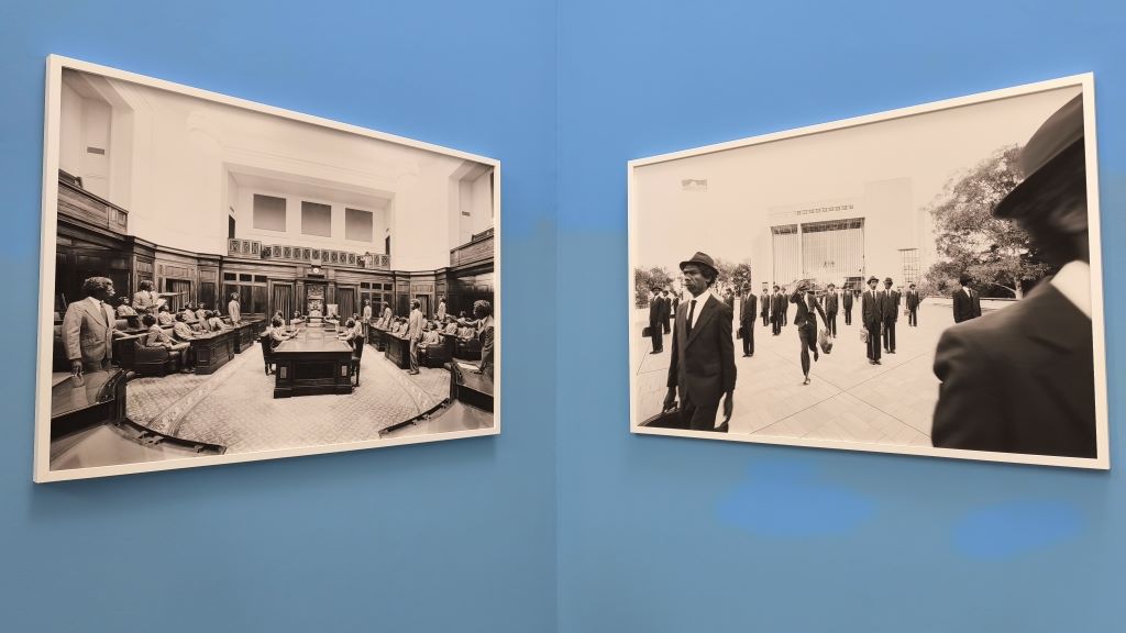 France. 56th Rencontres de la photographie d'Arles 2025.  Majority Rule series, 2014. Michael Cook (Bidjara). B. Postel.