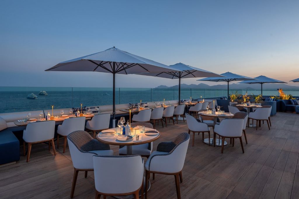 France. Cannes. The Marea Rooftop at the Canopy by Hilton hotel: where elegance meets the horizon...
