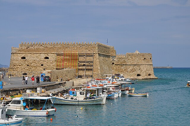 Crete. Koules fortress in the Venetian port of Heraklion. Moonik/Commons.