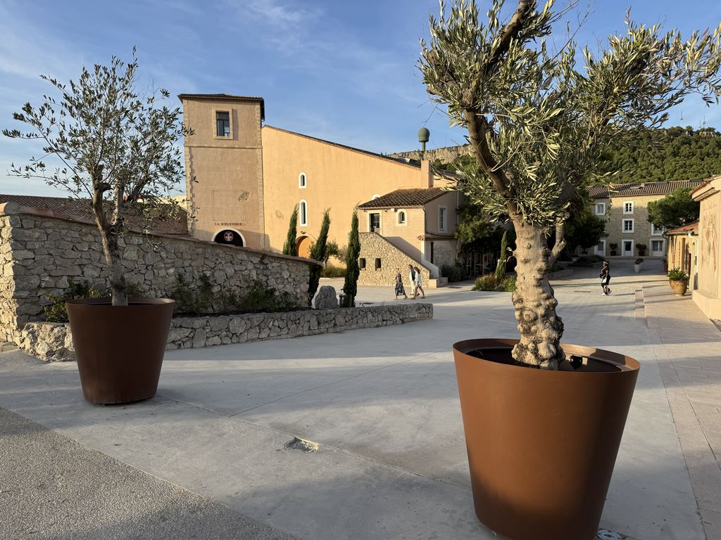 France. Château L'Hospitalet 5*, a chic, eco-friendly hotel in the heart of the Languedoc vineyards.