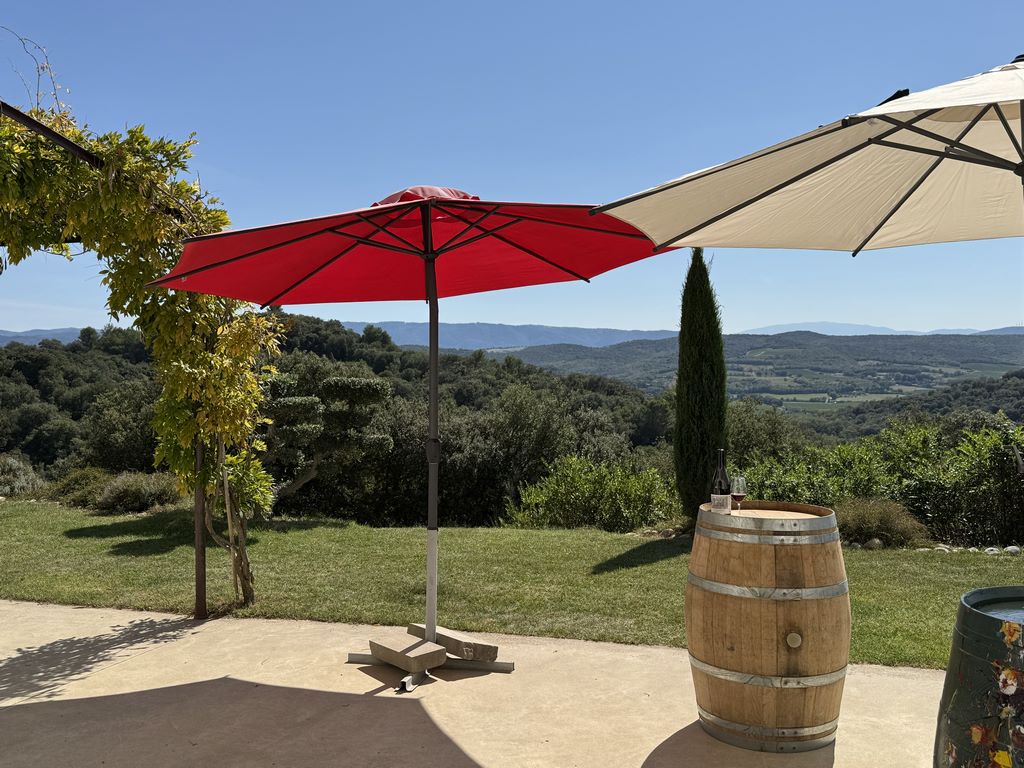 France. The Clos Teisseire vineyards in Aude. 